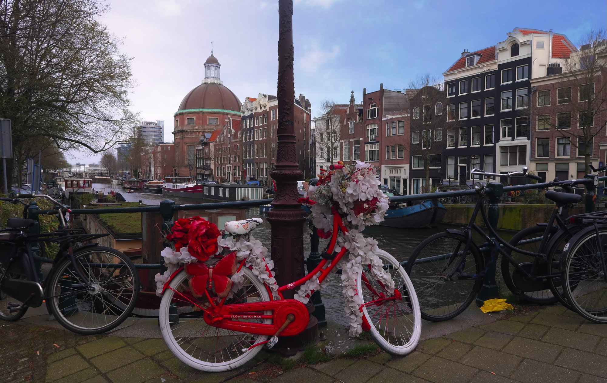 Amsterdam canal bike